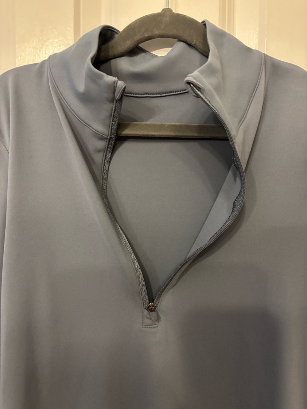 Vuori Women XS Blue Gray Performance Qtr Zip Pullover Athleisure Long Sleeve - Picture 5 of 10
